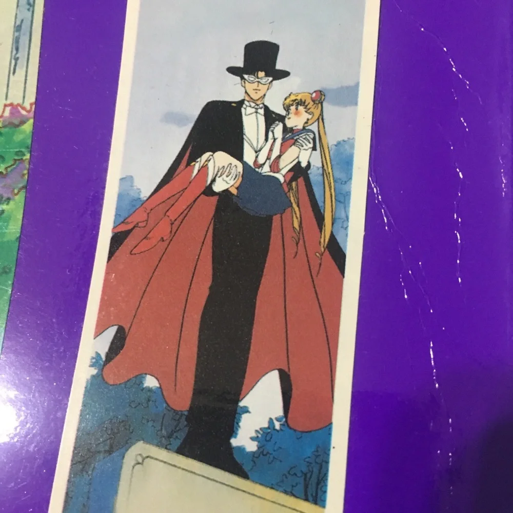 SAILOR MOON Stickers On Purple Folder